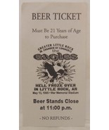 THE EAGLES / GLENN FREY - VINTAGE 1995 UNUSED WHOLE BEER TICKET LITTLE R... - $10.00