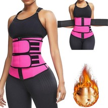 Waist Trimmer Belt Women Sauna Suit Sweat Wrap Trainer Slimming Body Shaper - £12.73 GBP