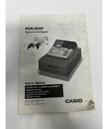 CASIO PCR-265P Cash Register 37-Page Paper Manual OEM Original ENGLISH +... - $19.75