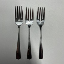 (3) Oneida GALA IMPULSE Glossy Stainless Salad Forks ~ USA Replacement P... - $13.99