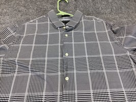 Banana Republic Shirt Men’s X Large Grant Fit Glen Check Plaid Button Up - $9.89