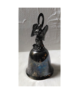 Vintage The Danbury Mint 1974 Pewter Silver Plated Bell Praying Angel - ... - €7,60 EUR