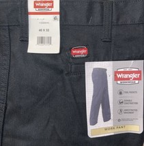 Wrangler Workwear Men’s 40x32 Premium Relaxed Fit Work Black Pants Tool ... - $29.10