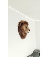 Handmade Lion Head Sculpture - Faux Taxidermy Head - Custom Stuffed Anim... - $3,100.00