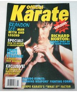 OFFICIAL KARATE Spring 1995 Brandon Lee Magazine Cover Richard Norton RARE - $24.74