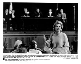 ABC Visual Communication 1987 Evil in Clear River TV Movie Photo B&amp;W - $20.89