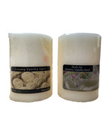 Candle-lite Creamy Vanilla Swirl Candle 2.75&quot; x 4&quot; Pack of 2 - £20.23 GBP