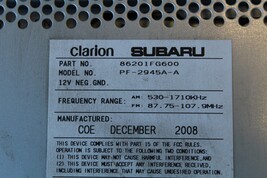 2008-2014 SUBARU WRX IMPREZA AUDIO STEREO RADIO CD PLAYER UNIT K2918 image 5