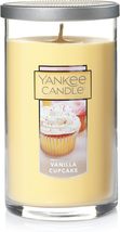 Yankee Candle Vanilla Cupcake Scented, Classic 12oz Medium Perfect Pillar Single - £16.03 GBP