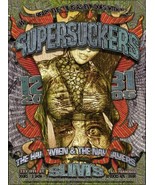 The SuperSuckers Poster Super Suckers Hangmen and Naysayers New Years Ev... - $1,621.09 MXN