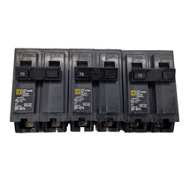 3 OF Square D - Homeline/HOM - 70 Amp 2-Pole Circuit Breaker - 120/240 Volt - $83.91