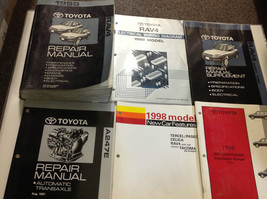 1998 Toyota RAV4 Rav 4 RAV4 Service Shop Repair Manual Set W Ewd Tech B + More X - £315.86 GBP