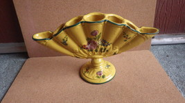 ANTIQUE CANTAGALLI ITALY FAIENCE MAJOLICA POTTERY FINGER BUD VASE BONUS - €65,62 EUR