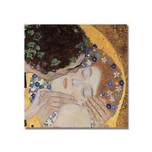 The Kiss by Gustav Klimt, 24x24-Inch Canvas Wall Art - £67.06 GBP