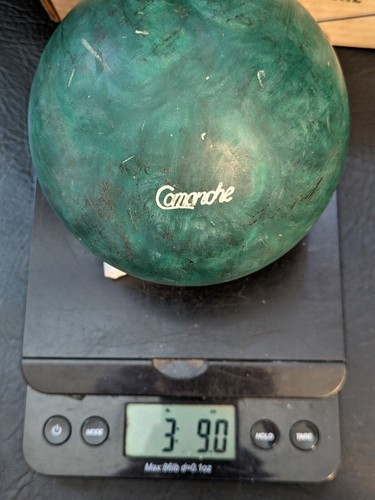 Lotto Di 2 Anatra Candela Pin Bowling Palline Comanche Trofeo Gomma Verde Item image 8