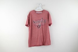 Vtg 90s Streetwear Mens Large Nashville Music City Spell Out Shirt Heath... - £22.40 GBP