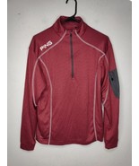 PING Women’s 1/4 Zip Golf Pullover Size Small Sensor Cool Heathered Red  - £18.68 GBP