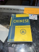 Teach Yourself Chinese by H R Williamson Hardcover 1955 - £13.16 GBP