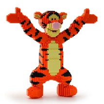 Tigger (Winnie the Pooh) Brick Sculpture (JEKCA Lego Brick) DIY Kit - £74.27 GBP