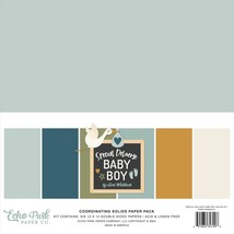 Echo Park Paper Special Delivery Baby Boy Solids Kit - $369.75 MXN
