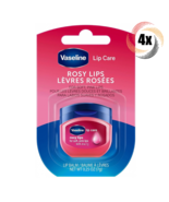 4x Packs Vaseline Lip Therapy Rosy Lips Scent | .25oz | For Soft Pink Lips - $343.53 MXN