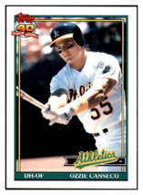 1991 Topps Ozzie
  Canseco   Oakland Athletics Baseball
  Card GMMGB - £1.22 GBP