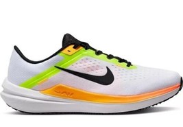 NIKE Air WINFLO 10 Running Shoes White Black Volt Orange Size 11.5 DV402... - £51.43 GBP