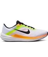 NIKE Air WINFLO 10 Running Shoes White Black Volt Orange Size 11.5 DV402... - £50.73 GBP