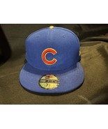 Chicago Cubs 2016 World Series Hat New Era 59Fifty Fitted 7 5/8 MLB Blue... - $39.72 CAD