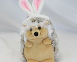 Frankford Hedgehog Bunny Ears Plush Stuffed Animal Toy 7&quot; Kids  - $14.69