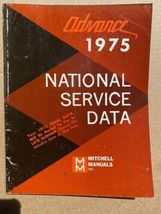 Advance 1975 National Service Data Repair Manual Chrysler,Ford, Chevy,AM... - £14.75 GBP