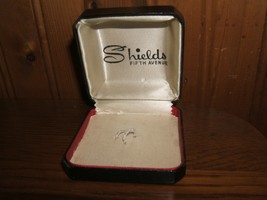 Vintage Black Shields Fifth Avenue Cufflinks Gift Box 2 1/2&quot; - £3.50 GBP