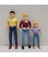 Vintage Fisher Price Loving Family Dolls Mom, Dad &amp; Daughter Girl - $28.66 CAD