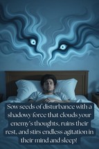 *Mental Storm Turmoil Spell ️‍ Agitate Enemy Mind Stir Nightmares Worries - $282.68 MXN