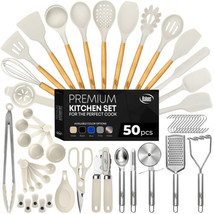 Kaluns 50 PCS Silicone Kitchen Utensils Set - $133.16