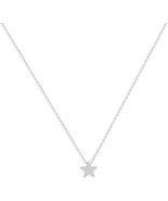 Tiny Dot Pendant Necklace Dainty 14K Gold Plated Sterling Silver Round D... - £25.29 GBP