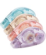 HUIRUSO 4 Pack Double Sided Tape Roller, Scrapbook Supplies, Glue Tape R... - $17.81