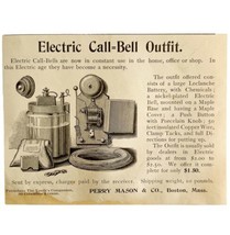 Electric Bell Telephones 1894 Advertisement Victorian Communication ADBN1bbb - £11.84 GBP