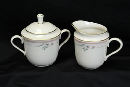 Lenox Rose Manor Cream Pitcher and Sugar Bowl with Lid - £57.83 GBP