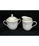 Lenox Rose Manor Cream Pitcher and Sugar Bowl with Lid - £57.80 GBP