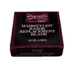 Oster Wilkinson Sword Hairstylist Razor Replacement Blades 10 Total Per Box - $26.99