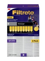 Filtrate Room Air Purifier HEPA Filter, Size R, Fits Honeywell Brand, Pack of 2 - £31.81 GBP
