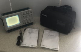 Tektronix Oscilloscope TDS 220 w/ 2 Probes &amp; Carrying Case - Bundle - Fo... - £116.28 GBP
