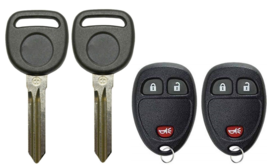 2 GM 2007-2017 B111 Transponder Chip Key + 3 Button Remote Fob OUC60270 ... - $23.38