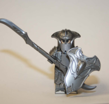 Building Elf Warrior Knight Silver LOTR Minifigure US Toys - $7.30