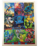 Fleer Ultra Marvel Super Hero Promo Card Sheet X-Men Premiere Edition 1994  - $37.05 CAD