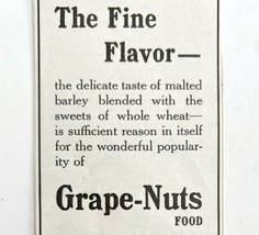 Grape Nuts Food 1917 Advertisement Antique Breakfast Cereal Reason DWII10 - $19.99
