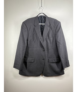 Joseph &amp; Feiss Gold Blazer Jacket Men&#39;s 48 R Gray Solid Tweed  Vintage S... - $39.10