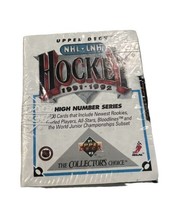 New 91-92 Upper Deck Hockey High Number Series Box Factory Sealed NHL 19... - $9.49
