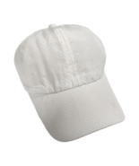 Aurravellir Summer Mesh Baseball Cap Hat for Men and Women, White - $16.45 CAD